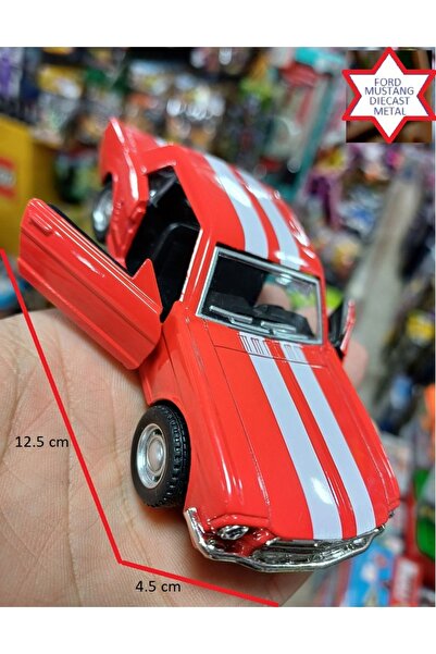 OYUNCAKSAHİLİ Ford Mustang Bso Klasik Model Metal Araba Kapılar Açılır Çekbır...