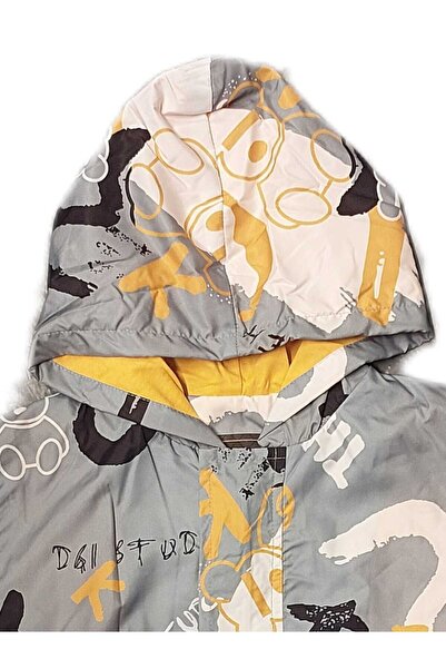 North Чоловічий дитячий водонепроникний дощовик з підкладкою та принтом