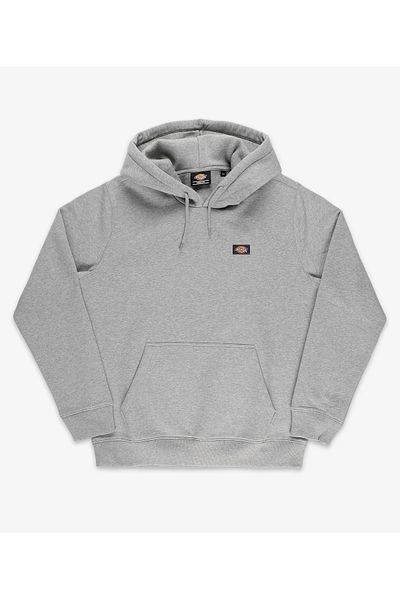 Dickies Men's Grey Hoodie Dickies Oakport Hoodie Grey Melange