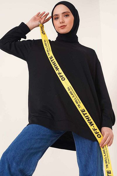 giyze Tunic Sweat Black 2983