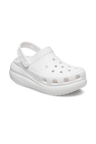 Crocs Γυναικείες παντόφλες Crush Clog 207521 -100 Λευκό