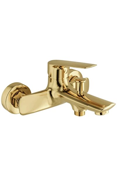KALE Bathroom Tandem Bathroom Faucet Gold