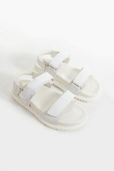 Seniorah White Skin Sisina Women's Sandals