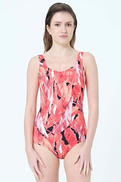 Louren M2506 Costum de baie cu guler pătrat