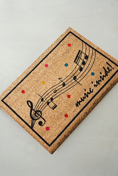 Chilai Home Coco Music Inside Doğal Koko Paspas 40x60 Cm