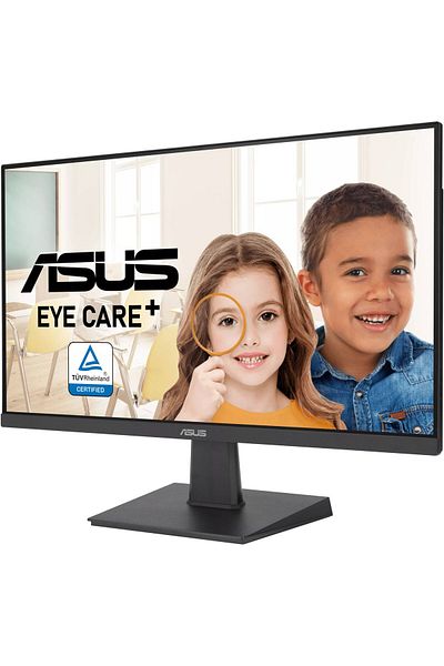 ASUS شاشة VA27EHF للعناية بالعين، مقاس 27 بوصة، عالية الدقة بالكامل، IPS، 100 هرتز، مزامنة تكيفية، خالية من الوميض، ضوء أزرق منخفض