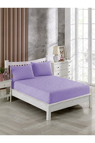 Premium Life شرشف مطاطي اقتصادي - 2 قطعة. كيس وسادة 160x200