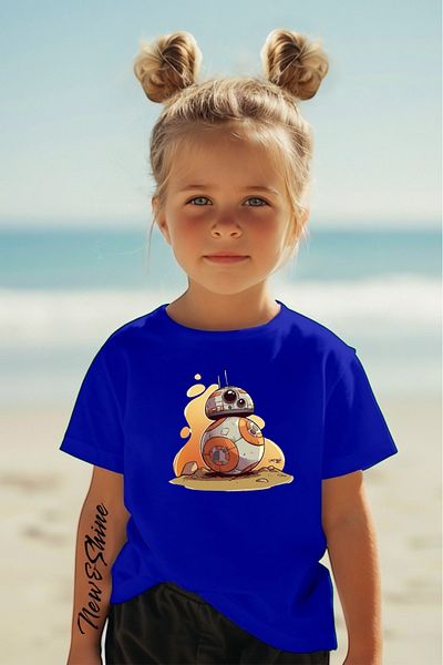 New Shine 1 tricou este un cadou pentru achiziții de 6 și mai sus în coș - Tricou supradimensionat pentru copii cu imprimeu Starwars