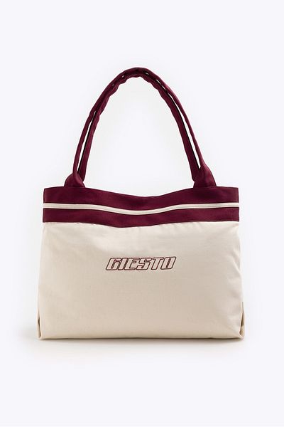 GIESTO ΥΦΑΣΜΑ TOTE Claret Red BAG