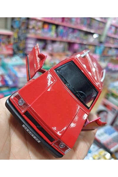 OYUNCAKSAHİLİ Kartal SLX 2001 Nostalji Model Metal Araba Kapı Açılır ışık Ses Koleksiyon Model Kırmızı