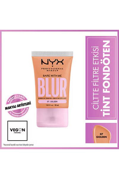 NYX 07 Golden Blur Tint - Foundation with Filter Effect