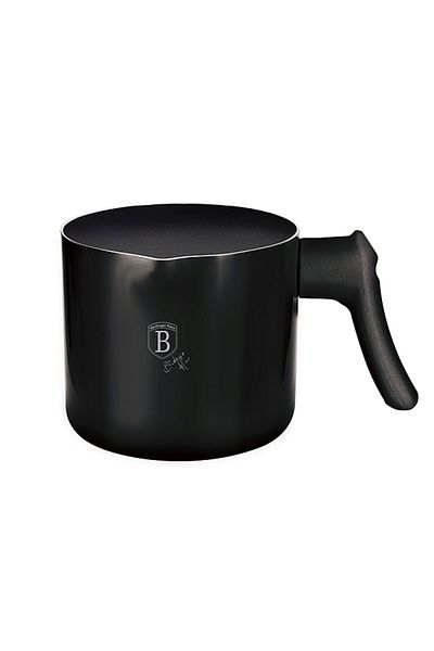Berlinger Haus 1.2L Black Rose Collection Marble Lid Milk Jug