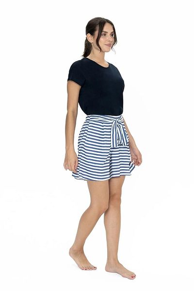 U.S. Polo Assn. U.S. Polo Assn. 20034 Costum cu pantaloni scurți cu dungi bleumarin