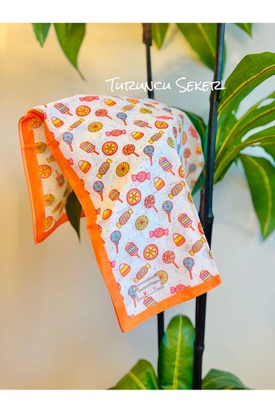 Sima Şeker-15 Sima Bd Children's Cotton Scarf