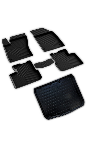 ferrous autoaccessories Fiat Egea Cross Ferrous 4D Paspas ve 3D Bagaj Havuzu ...
