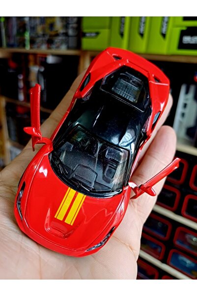 OYUNCAKSAHİLİ Ferrari İtalia 458 Tarzı 296 GTB Diecast 1.43 Mini Koleksiyon Metal Araba Kapıları Açılır