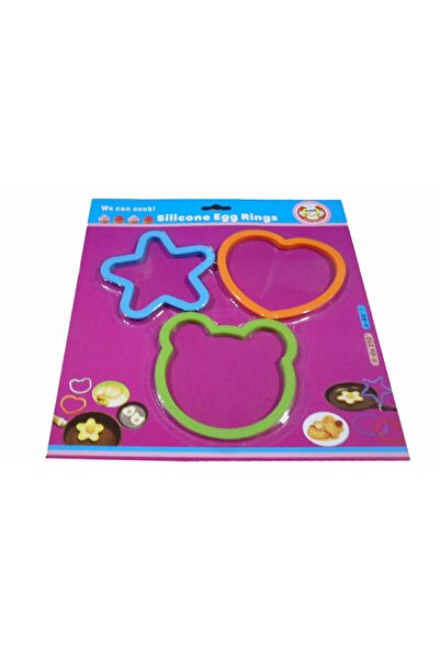 Other 3-piece silicone heat-resistant egg molds