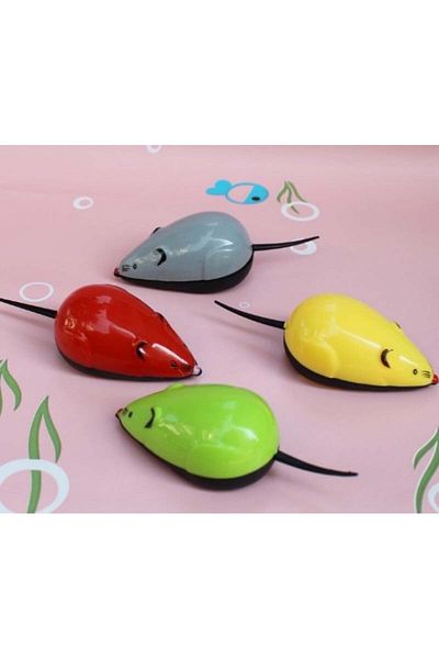 colezium Pull Drop Colorful Moving Mouse Premiım 9×3.5×3cm 1 Piece in Assorted Colors