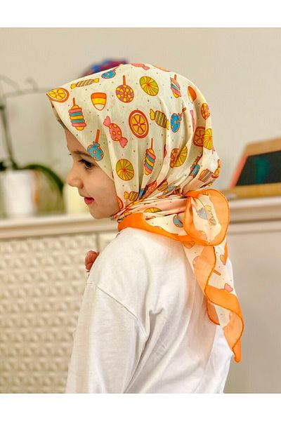 Sima Şeker-15 Sima Bd Children's Cotton Scarf