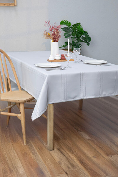 FAVORA Невбираюча скатертина Neva 160x220 - Сіра