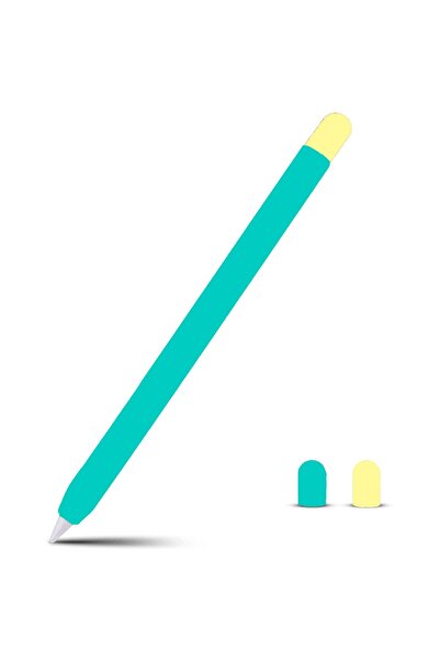 NovStrap Apple Pencil 1 Nesil Uyumlu Kılıf Apple Pencil 1 Silikon Koruma Kılıfı