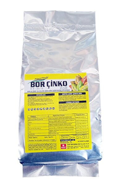 ULUSOY Planttech Bor Çinko (1 KG) - Bor Ve Çinko Içerikli Bitki Besleme Ürünü - Damlama Ve Yaprak Gübresi