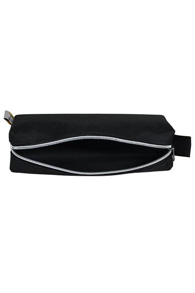 Temel Black Single Compartment Pencil Bag