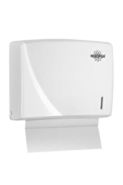 Genel Markalar Modern Z Katlama Kağıt Havlu Dispenseri 200'lü Transparan Beyaz