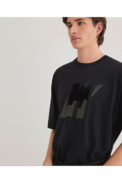 Mavi Black Men's Regular Fit Printed T-Shirt Dmk- 0612752 .71379-Prologo