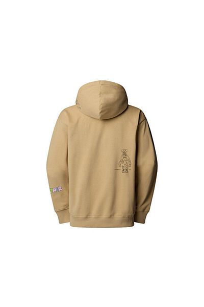 THE NORTH FACE Унисекс суитшърт с качулка и велур NF0A8C2VLK51 каки