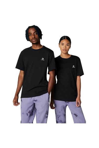 converse Μπλουζάκι Converse Go-To Κεντημένο Star Chevron Standard-Fit T-shirt, μαύρο, Unisex
