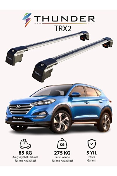 Thunder HYUNDAI TUCSON 2016-2021 TRX2 Thunder Carrier Kilitli Ara Atkı Taşıyı...