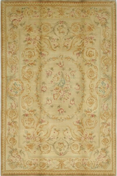 Handmade Yünden El Dokuma Fransız Aubusson Halısı (169x240 cm, 4.06 m²)