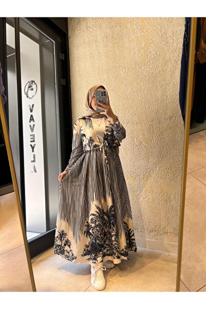 Vaveyla NAGE COLLECTİON MAVİ ETEKLİ TAKIM