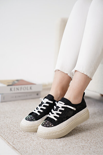 Cananın Pabuçları FLS 009-03 LACE-UP LACE-UP SNEAKERS WITH LACE-UP DETAIL