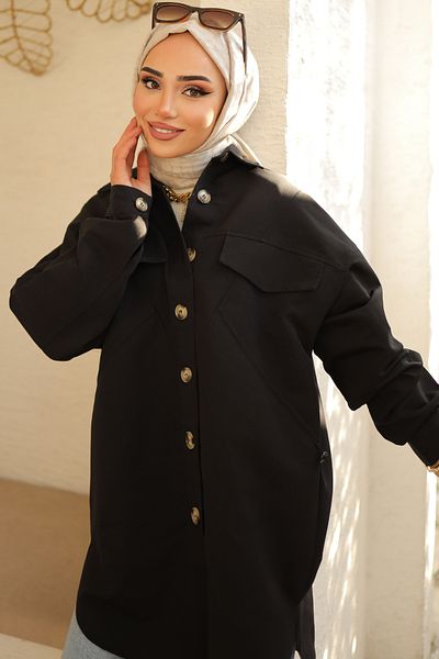 giyze Elastic Shirt Black 61655