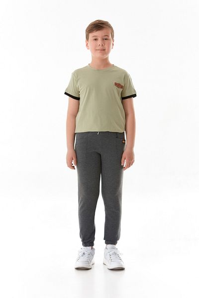 Fulla Moda Παιδικό αθλητικό παντελόνι Jogger με στάμπα ελαστική μέση