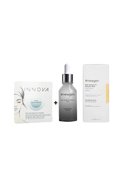 Rebul Newgen Aydınlatıcı ve Leke Karşıtı Ultra Glow Serum & 2* 5 ml Innova De...