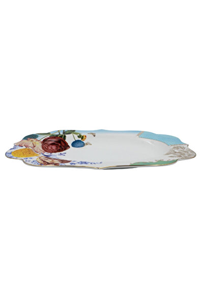 Pip Studio Oval platter, porcelain Royal Flowers collection, Brand