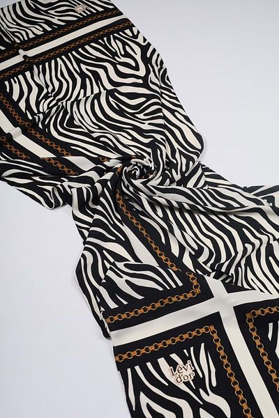 Levidor Patterned Medina Silk Shawl - Pattern-04 - Color-04