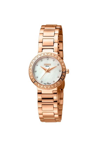 Ferre Milano FM1L132M0081 Watch FM1L132M0081 Women Lisa Rose Gold with White Mop dial Quartz mechanism