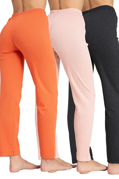 DONEX Women's Corded Relaxed 3-Piece Pants & Sweatpants, Women's Clothing,Casual Comfortable Clothing