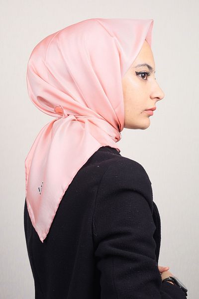 Levidor Μονόχρωμο μοτίβο Twill Silk Scarf-3607 - Χρώμα-57