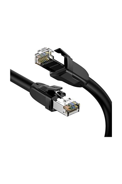 Ugreen كابل إيثرنت دائري Cat8 CLASS1S/FTP بطول 5 أمتار | أسود