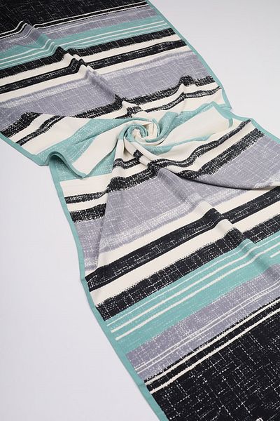 Modakaşmir Fashionable Cashmere Patterned Medina Silk Shawl - Pattern-14 - Color-01