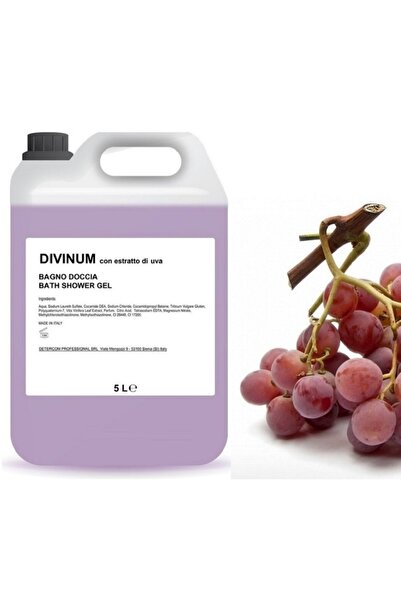 DIVINUM Gel de Dus DIVINUM, 2 in 1, cu Extract Naturale de Struguri, 5000 ml