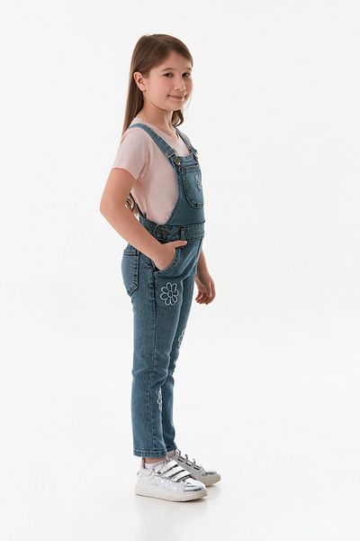 Fulla Moda Floral Embroidered Girl's Salopet