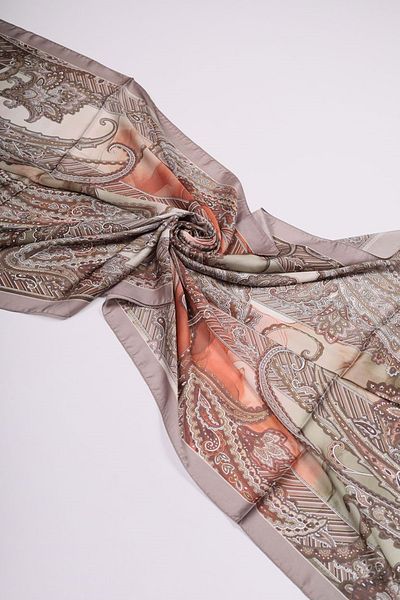 Levidor Patterned Indian Silk Shawl - Pattern-03 - Color-09