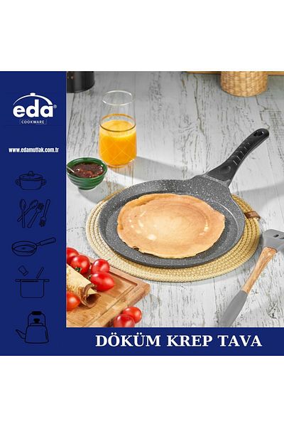 Eda مقلاة كريب مصبوبة مقاس 26 سم