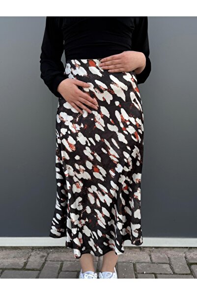 Bigdart Спідниця з візерунком із сатину 8031